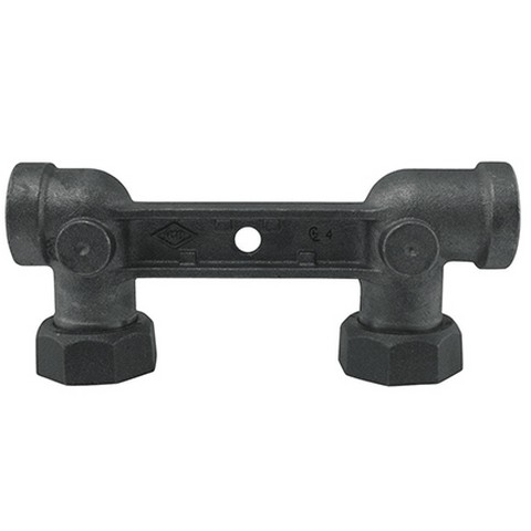 Standard Meter Bars with Integral Swivels - Side Inlet x Side Outlet, Cast - Meter Bars & Connections